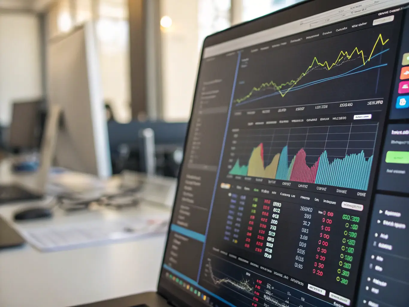 A dashboard displaying marketing analytics and key performance indicators (KPIs), highlighting the importance of data-driven decision-making.